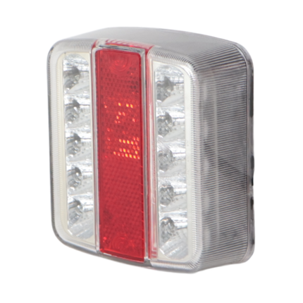 Cantonal Achterlicht - Cantonal LED - rechts - 100x100x35 mm - klein formaat