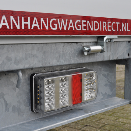 Cantonal Achterlicht - Cantonal LED - rechts - 228x106x55 mm - losse draad aansluiting - alle functies