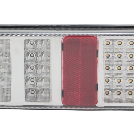 Cantonal Achterlicht - Cantonal LED - rechts - 228x106x55 mm - losse draad aansluiting - alle functies