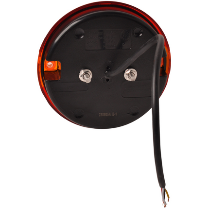 Cantonal Achterlicht - Cantonal LED - rond plat - 140x35 mm - losse draad aansluiting