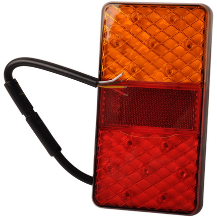 Cantonal Achterlicht - Cantonal - verticaal - 80x150x24 mm - 3 functies