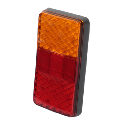 Cantonal Achterlicht - Cantonal - verticaal - 80x150x24 mm - 3 functies