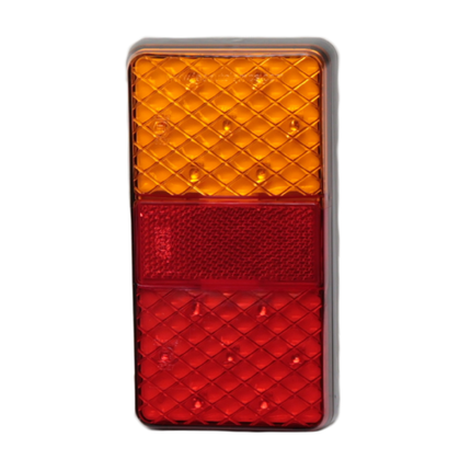 Cantonal Achterlicht - Cantonal - verticaal - 80x150x24 mm - 3 functies