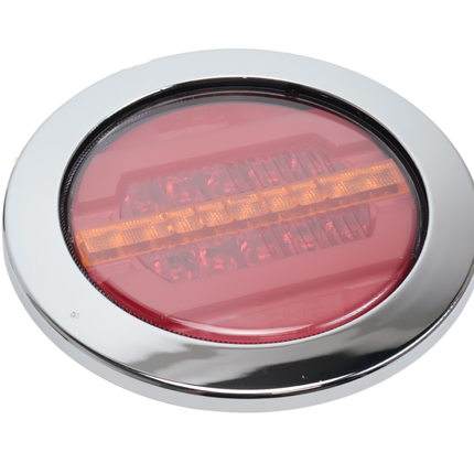 Cantonal Achterlicht - Cantonal - verzonken chroom - 155,4x42,7 mm