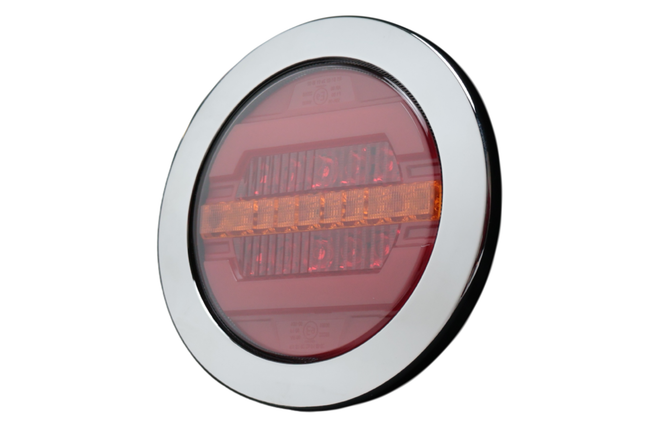 Cantonal Achterlicht - Cantonal - verzonken chroom - 155,4x42,7 mm