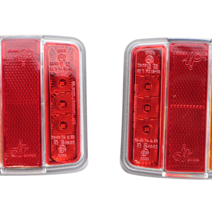 Cantonal Achterlicht set - Cantonal LED - 4 functies - 105x98x35 mm - 5-polige connector