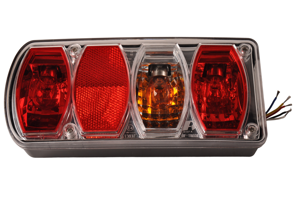 Cantonal Achterlicht Vintage Links (220x100x55 mm)