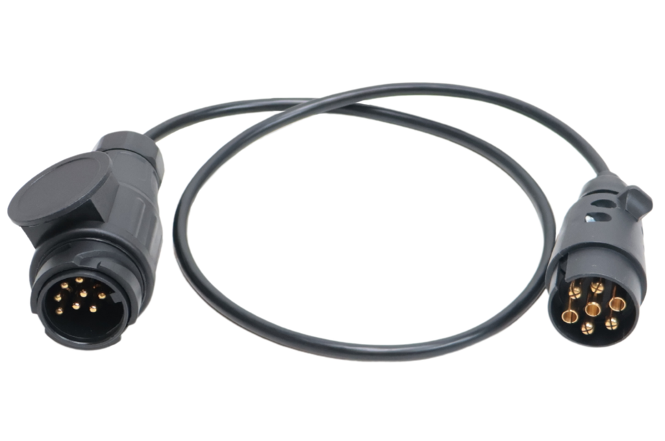 Cantonal Adapter verlengkabel 7 aderig met 13-polige stekker & 7-polige stekker - 100 cm