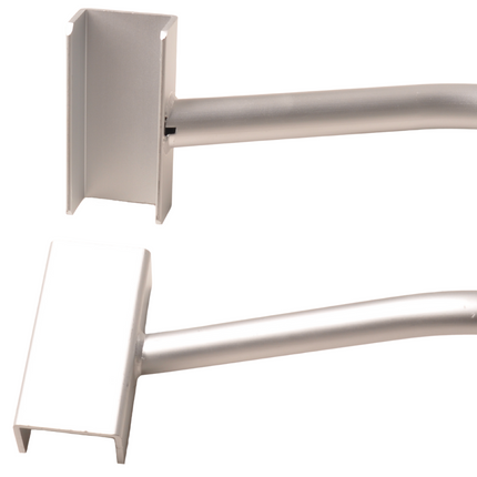 Cantonal Afdekzeilbeugel aluminium verstelbaar 135-215 cm