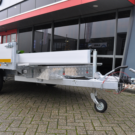 Cantonal Aluminium disselkist 1200x380x195 mm - 2,5 mm wanddikte - ideaal voor plateauwagens en autotransporters - water- en stofdicht - incl. spansluiting