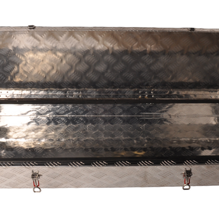 Cantonal Aluminium disselkist 1200x380x195 mm - 2,5 mm wanddikte - ideaal voor plateauwagens en autotransporters - water- en stofdicht - incl. spansluiting