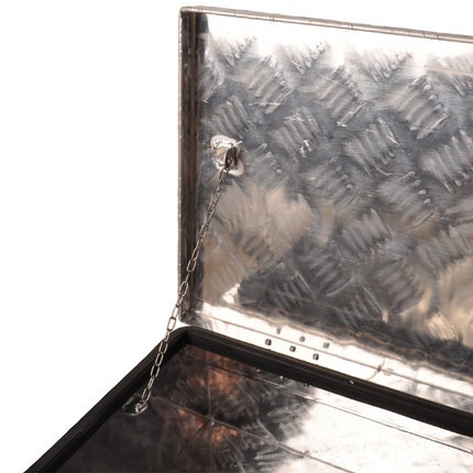 Cantonal Aluminium disselkist 1200x380x195 mm - 2,5 mm wanddikte - ideaal voor plateauwagens en autotransporters - water- en stofdicht - incl. spansluiting