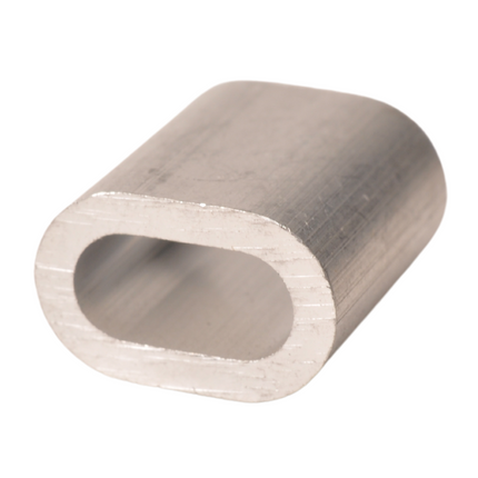 Cantonal Aluminium klemkous voor 6 mm staaldraad