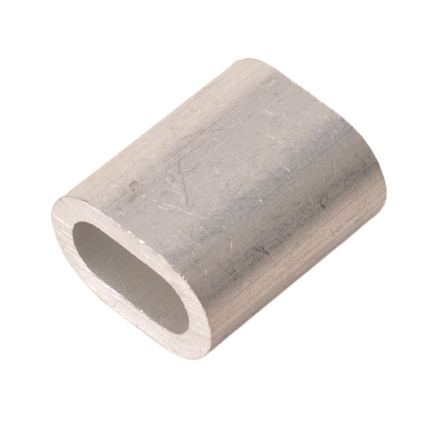 Cantonal Aluminium klemkous voor 6 mm staaldraad