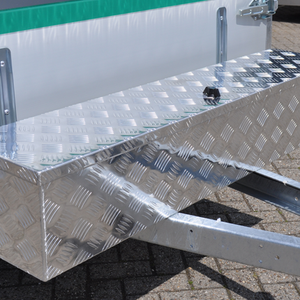 Cantonal Aluminium traanplaat disselkist 1250x250x250 mm