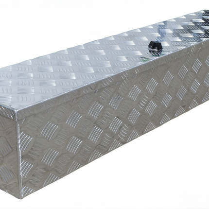 Cantonal Aluminium traanplaat disselkist 125x25x25 cm