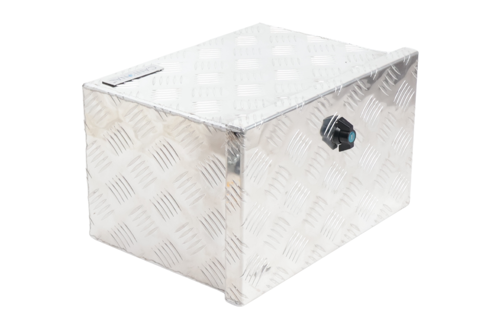 Cantonal Aluminium traanplaat disselkist - 400x240x300 mm