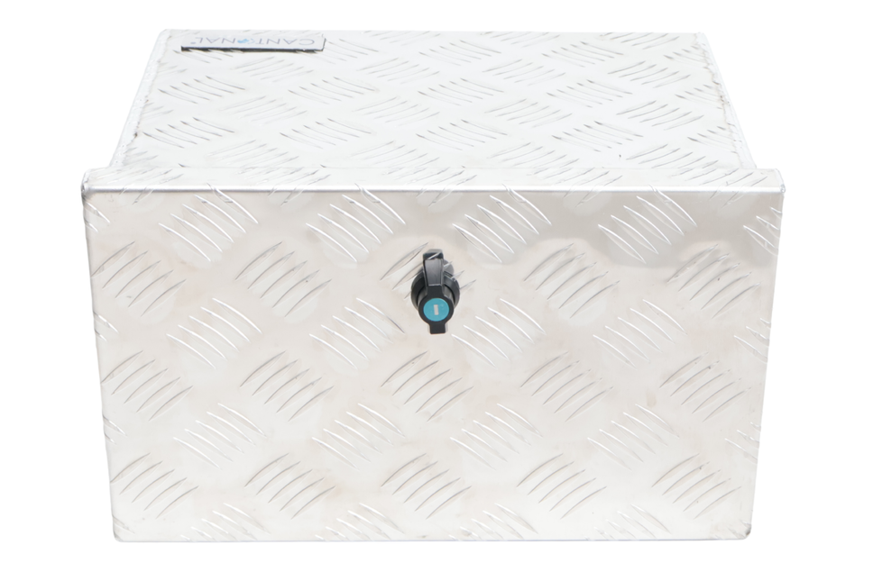 Cantonal Aluminium traanplaat disselkist - 400x240x300 mm