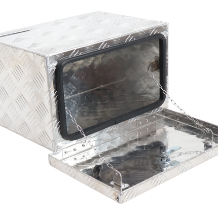 Cantonal Aluminium traanplaat disselkist - 400x240x300 mm