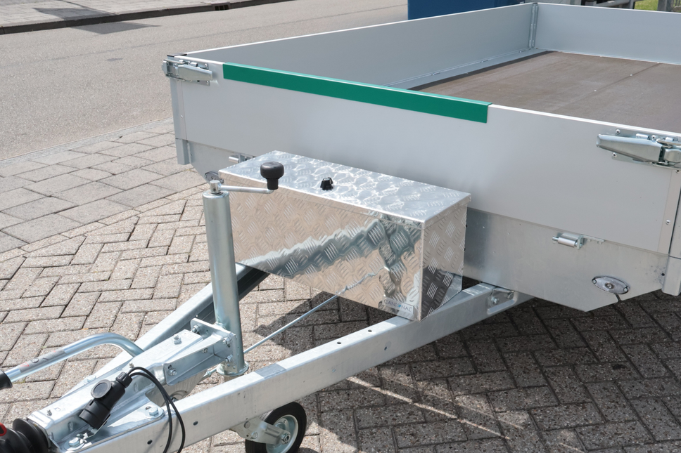 Cantonal Aluminium traanplaat disselkist 700x240x300 mm