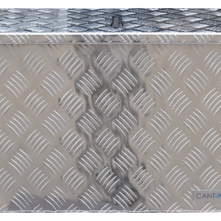 Cantonal Aluminium traanplaat disselkist 76x38x40 cm
