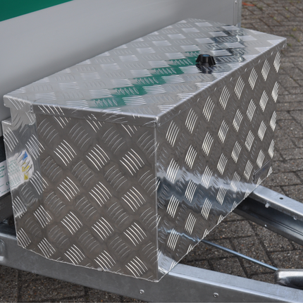 Cantonal Aluminium traanplaat disselkist 76x38x40 cm