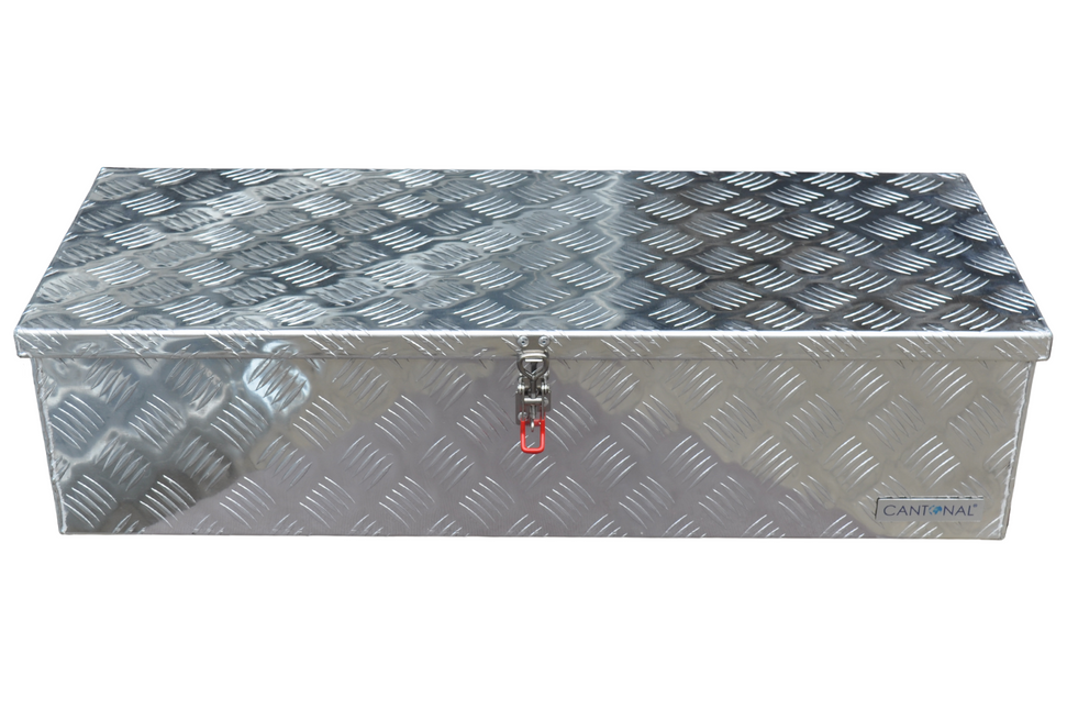Cantonal Aluminium traanplaat disselkist 90x38x23 cm
