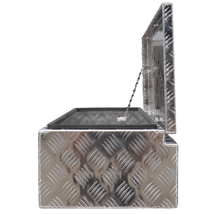 Cantonal Aluminium traanplaat disselkist 90x38x23 cm