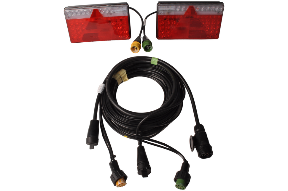 Cantonal Aspock Multiled 2 waterdichte verlichting set IP6K9K gecertificeerd - kies de gewenste hoofdkabel