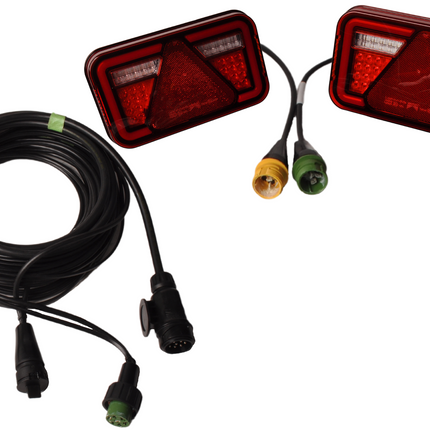 Cantonal Aspock Multiled 4 waterdichte verlichting set IP6K9K gecertificeerd - kies de gewenste hoofdkabel