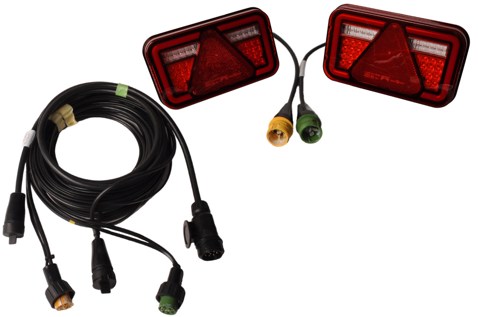 Cantonal Aspock Multiled 4 waterdichte verlichting set IP6K9K gecertificeerd - kies de gewenste hoofdkabel