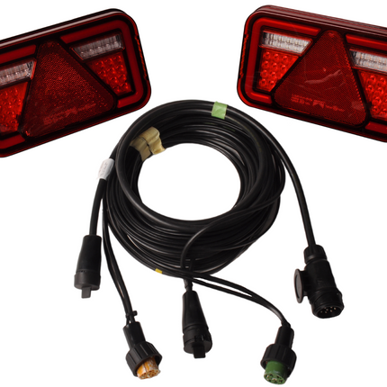 Cantonal Aspock Multiled 4 waterdichte verlichting set IP6K9K gecertificeerd - kies de gewenste hoofdkabel