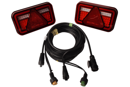 Cantonal Aspock Multiled 4 waterdichte verlichting set IP6K9K gecertificeerd - kies de gewenste hoofdkabel