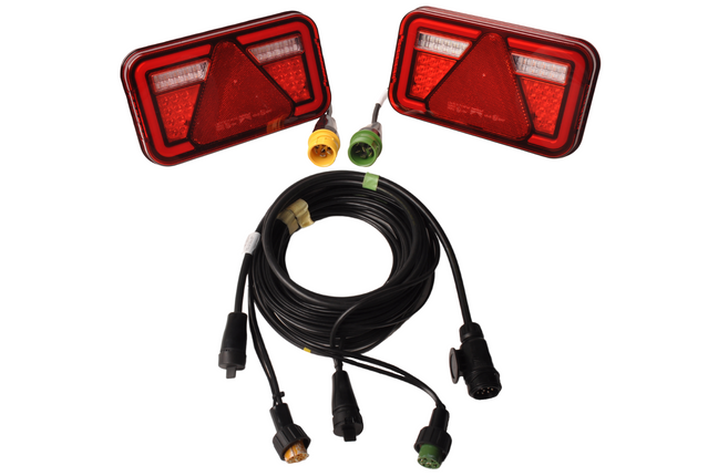 Cantonal Aspock Multiled 4 waterdichte verlichting set IP6K9K gecertificeerd - kies de gewenste hoofdkabel