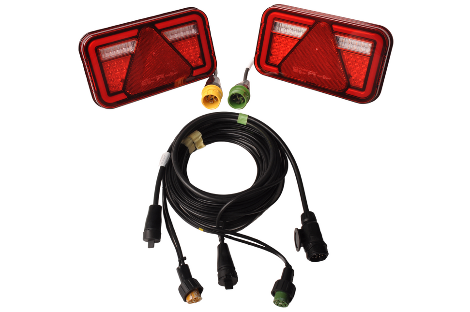 Cantonal Aspock Multiled 4 waterdichte verlichting set IP6K9K gecertificeerd - kies de gewenste hoofdkabel