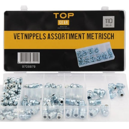 Cantonal Assortiment vetnippels metrisch 110 delig