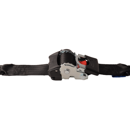Cantonal Automatisch oprollende spanband 180x5 cm - met S-haken en borgveer - 1500 kg - set van 2 stuks
