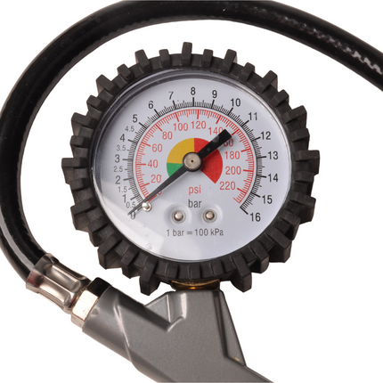 Cantonal Bandenvulmeter duidelijke schaalverdeling BAR/PSI