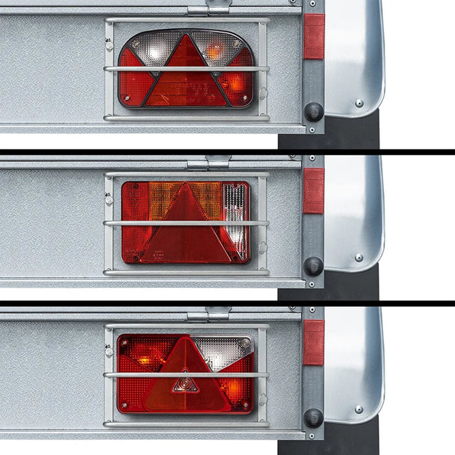 Cantonal Beschermrek achterlicht staal - 260x170x80 mm - o.a. geschikt voor Aspock Multipoint units