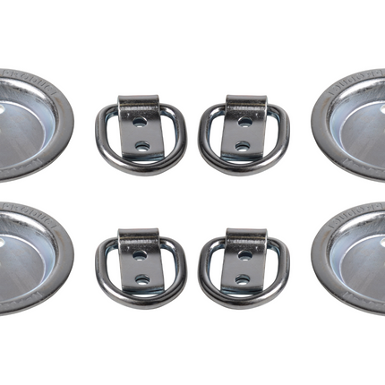 Cantonal Bevestigingsring rond inbouw 79x13 mm - set van 4 stuks
