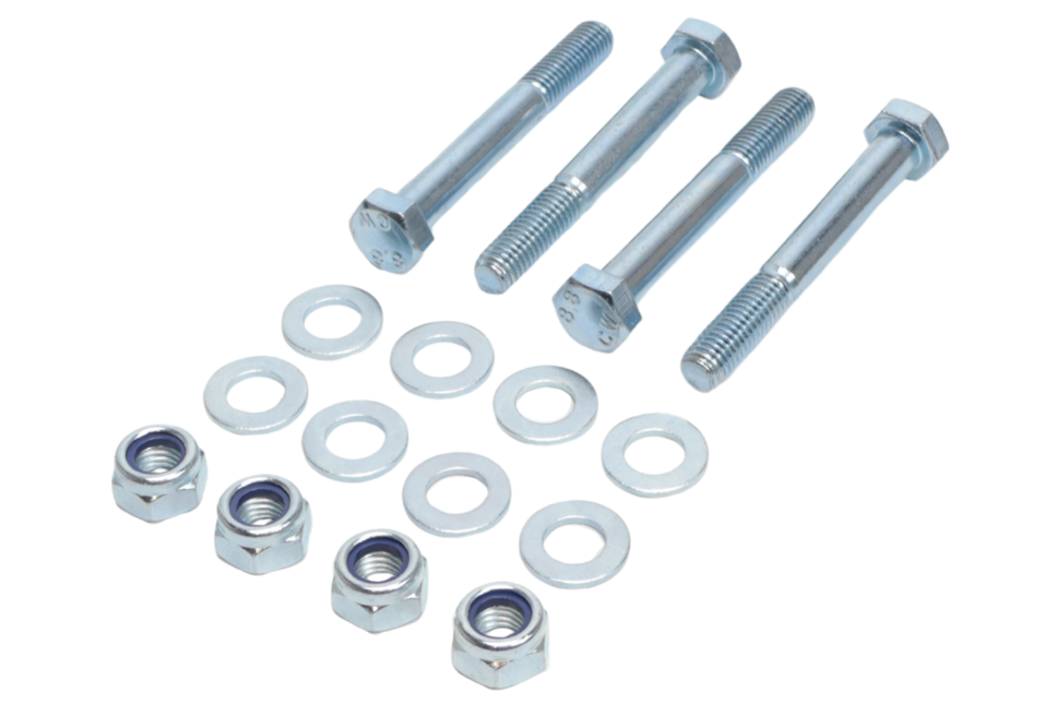 Cantonal Bout set M12x90 mm - geschikt voor Schlegl ongeremde as