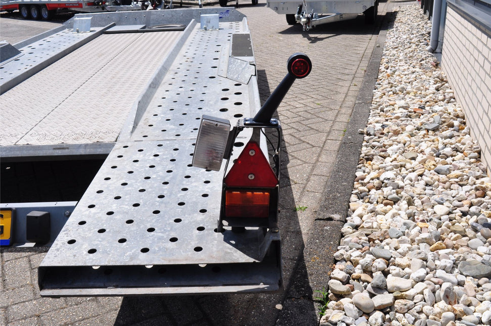 Cantonal Breedtelicht LED - rechts - rood/wit - 45 graden - 12/24 Volt
