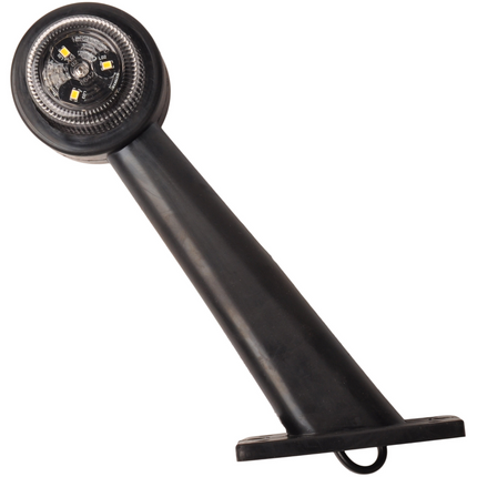 Cantonal Breedtelicht rood/wit - 45 graden - LED - 12/24 Volt