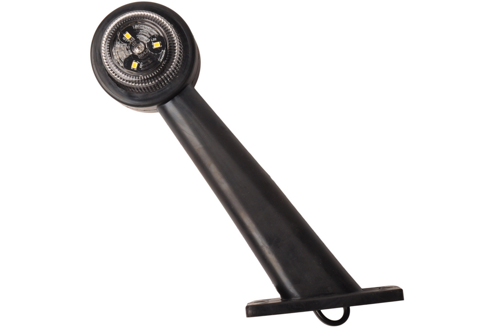 Cantonal Breedtelicht rood/wit - 45 graden - LED - 12/24 Volt