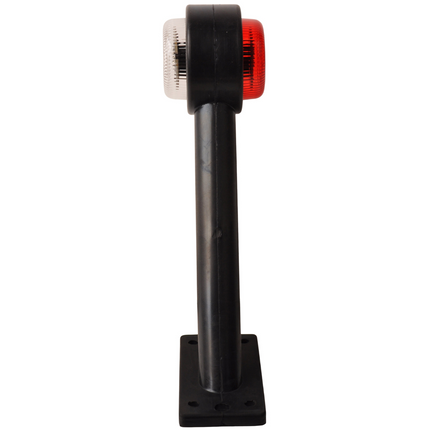 Cantonal Breedtelicht rood/wit - 45 graden - LED - 12/24 Volt