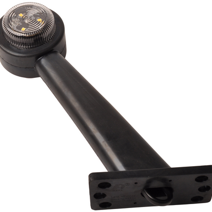 Cantonal Breedtelicht rood/wit - 45 graden - LED - 12/24 Volt