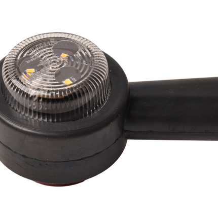 Cantonal Breedtelicht rood/wit - 45 graden - LED - 12/24 Volt