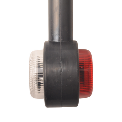 Cantonal Breedtelicht rood/wit - 45 graden - LED - 12/24 Volt