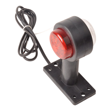Cantonal Breedtelicht rood/wit LED 12-24v