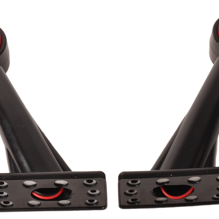 Cantonal Breedtelicht Rood/Wit licht 19 cm lang in schuine hoek - 2 stuks - links en rechts - LED